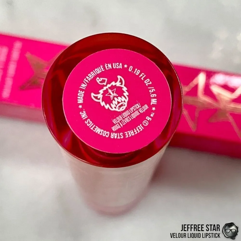 JEFFREE STAR VELOUR LIQUID LIPSTICK IN MYSTERY COLOR YAK FULL PIGMENT LIP COLOR